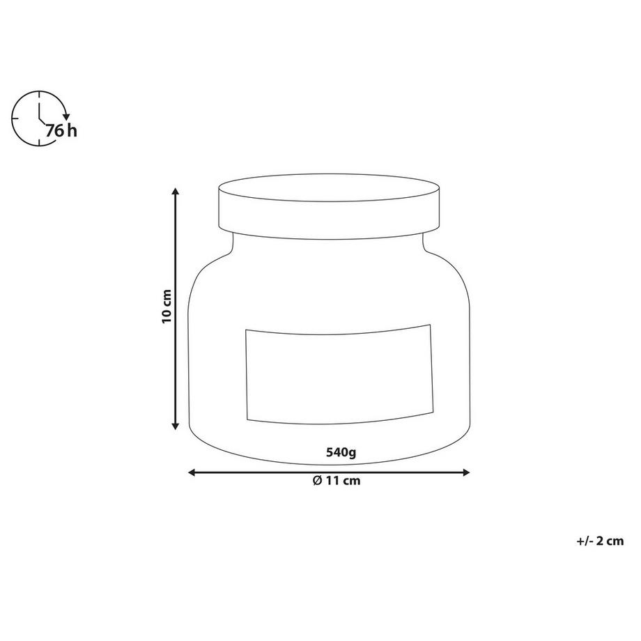 Beliani Candela Profumata en Cera di Soia DELIGHT BLISS  