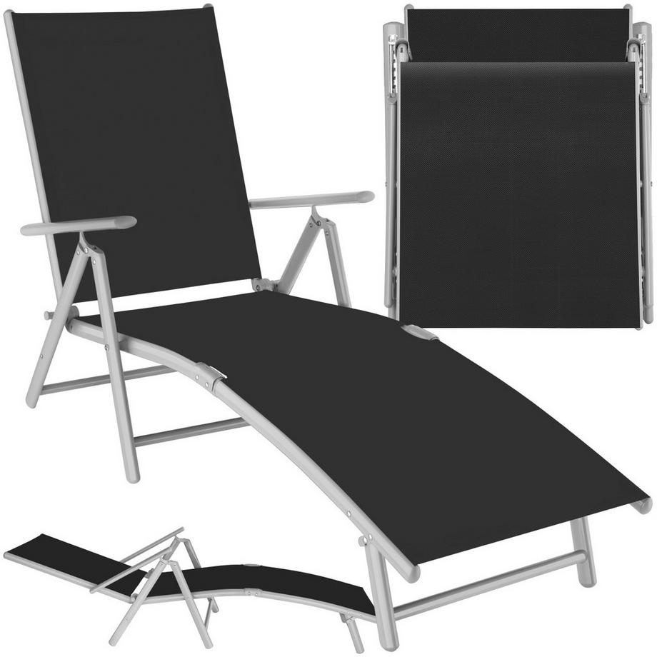 Gartenliege Marisol klappbar Textilene-Gewebe mit Aluminiumgestell