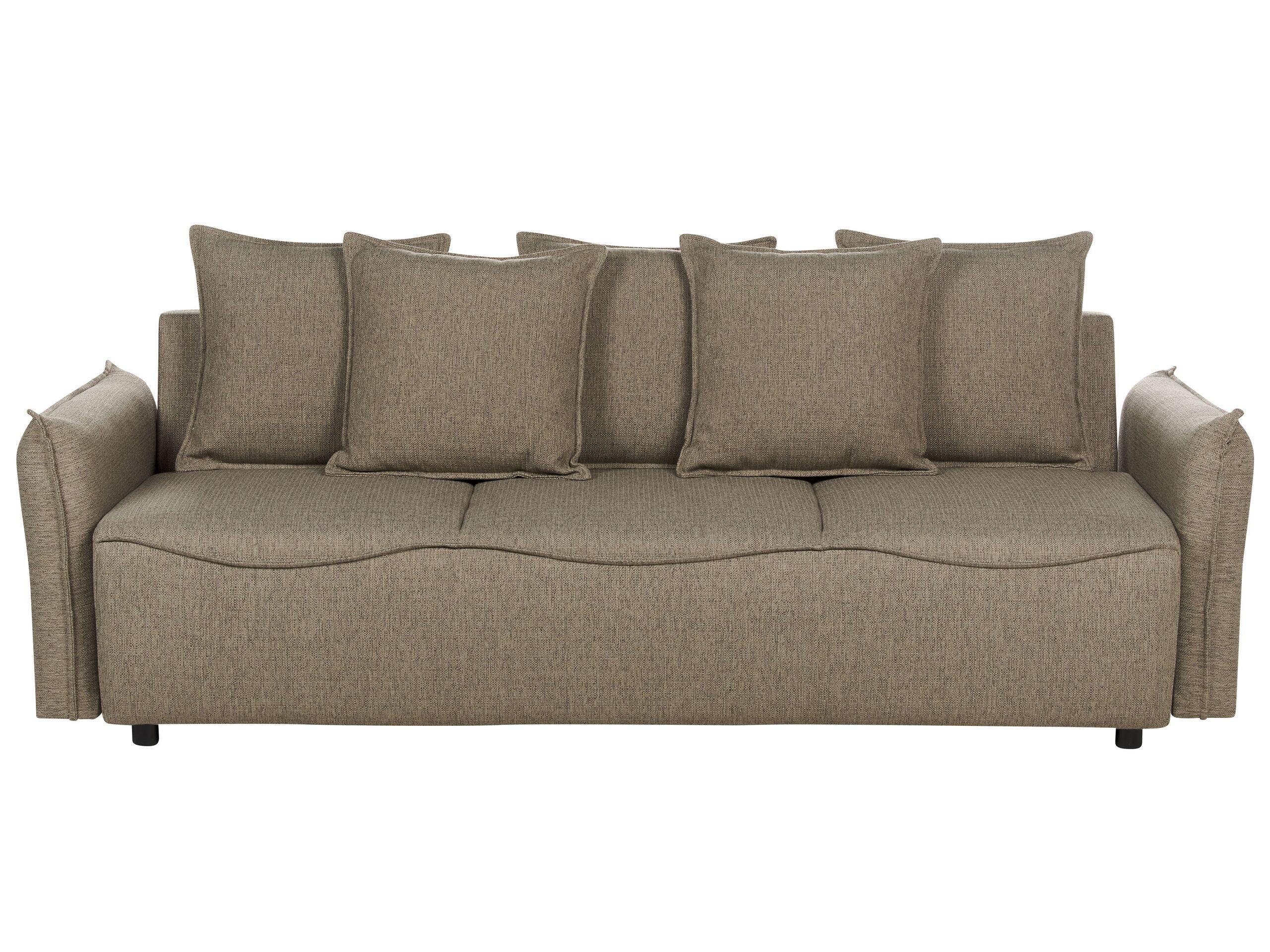 Beliani Schlafsofa aus Polyester Modern KRAMA  