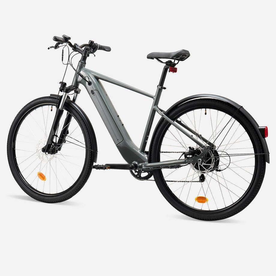 ROCKRIDER  E-Velo E-ACTV 100 hoher Einstieg 28 Zoll Aluminium 