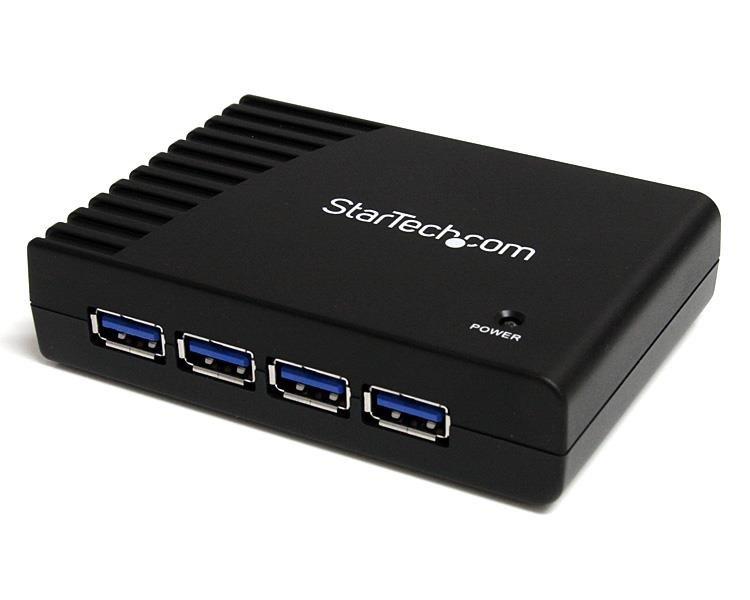 STARTECH  Hub a 4 porte USB 3.0 SuperSpeed, colore nero 