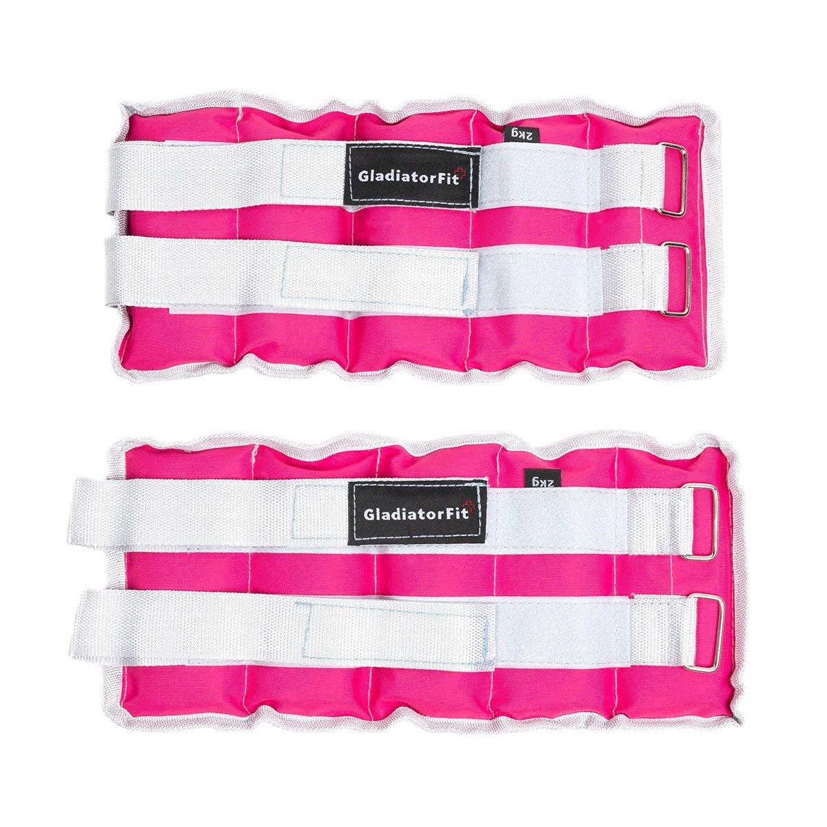 GladiatorFit  Bracelets lestés poids nylon chevilles / poignets (lot de 2) 