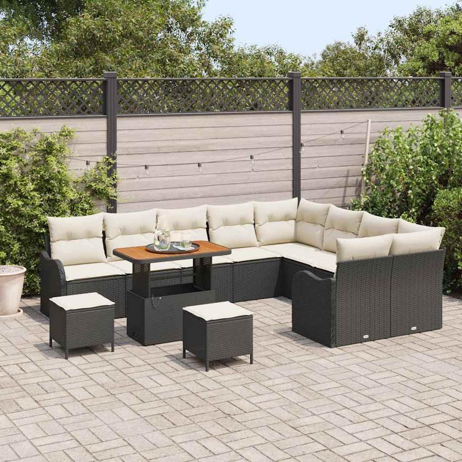 VidaXL Gartensofa-set poly-rattan  