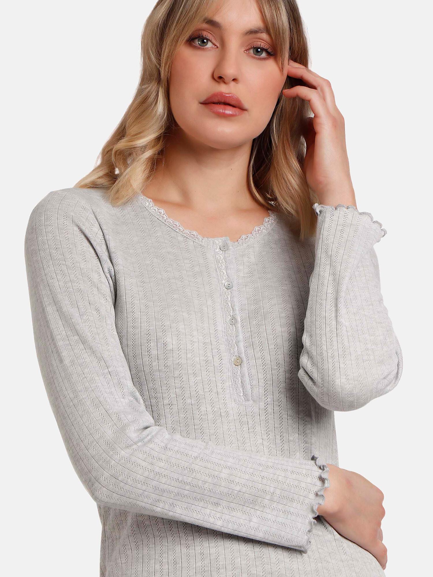 Admas Soft Canale Chemise de Nuit Manches Longues  