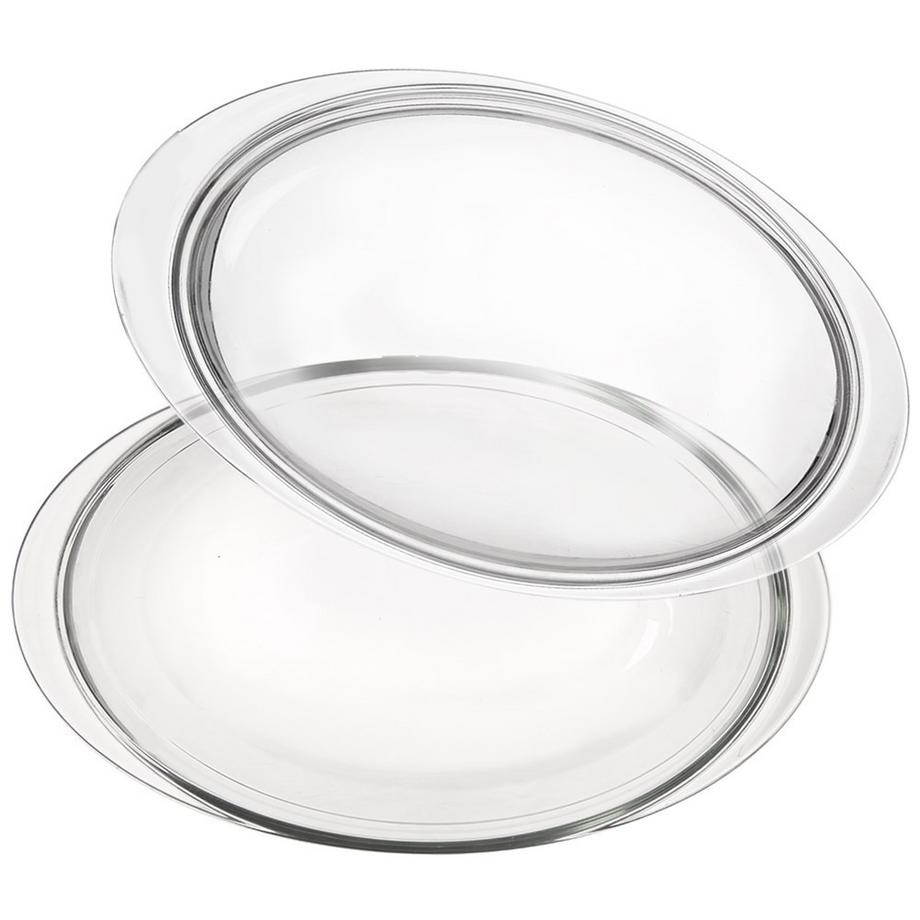Orion  Ovale ofenfeste Glasform mit Deckel zum Backen und Gratinieren 