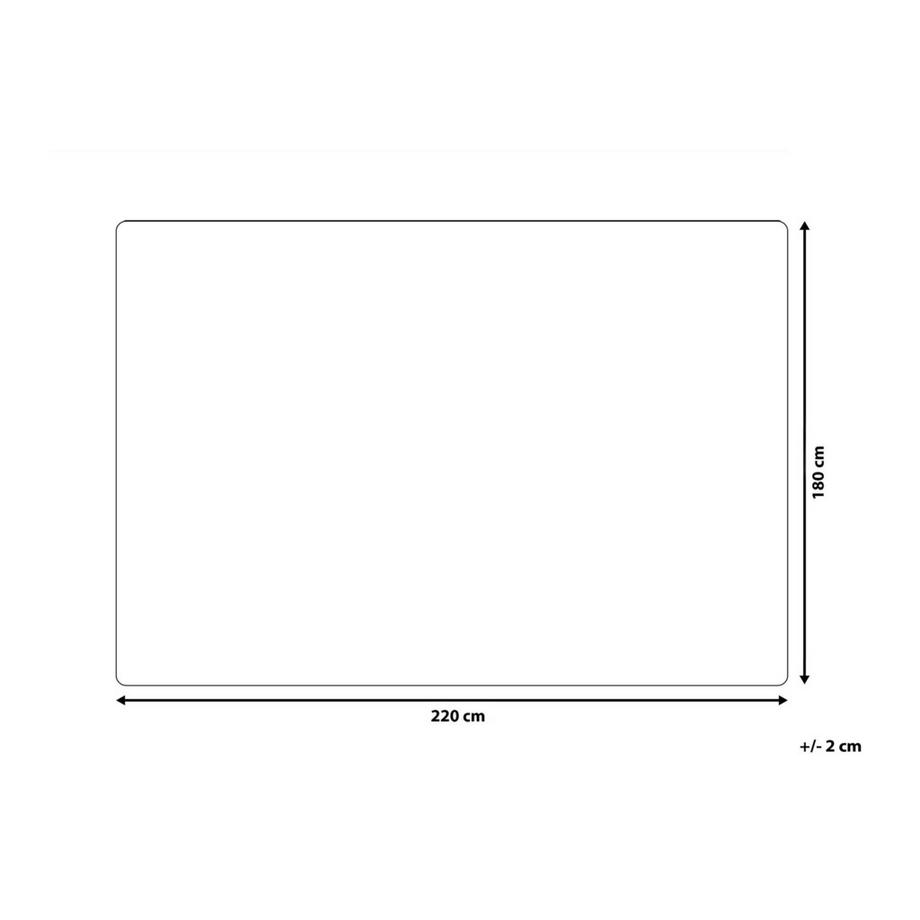 Beliani TOURZA Moderne Acryl Kuscheldecke  