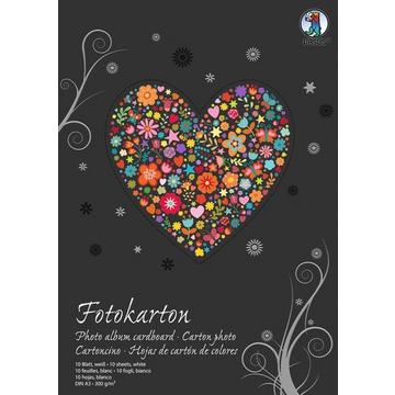 URSUS Fotokarton-Block A3 3814001SE 300g, weiss 10 Blatt