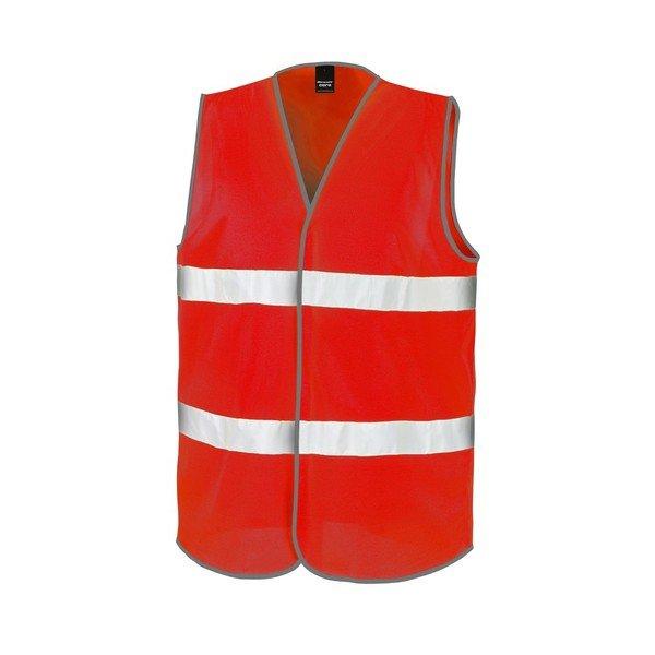 Image of Core Hi Vis Sicherheitsweste Unisex Rot Bunt S