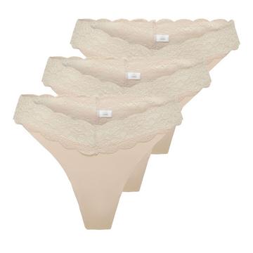 Corda Donne Confezione da 3 Vestibilità confortevole-ONLCHLOE LACE THONG