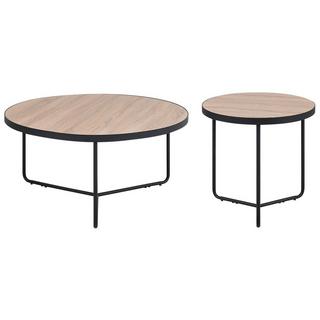 Beliani Ensemble de tables en MDF Moderne MELODY  