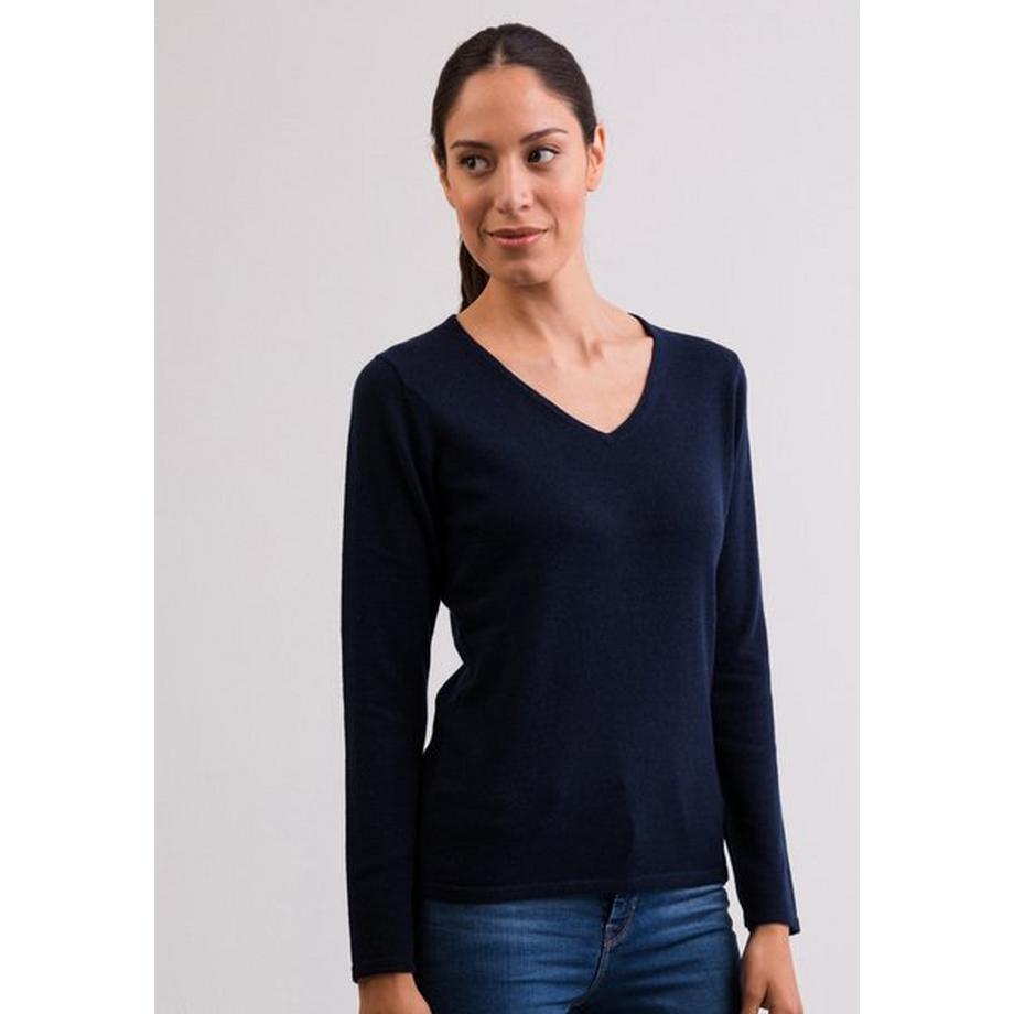 CASH-MERE.CH Kaschmir V-Ausschnitt Pullover  