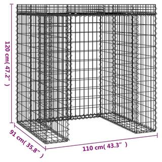 VidaXL Gabionenwand eisen  