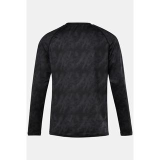 JP1880  Langarmshirt FLEXNAMIC®, Fitness, Allover Print, Rundhals, Raglan-Ärmel 