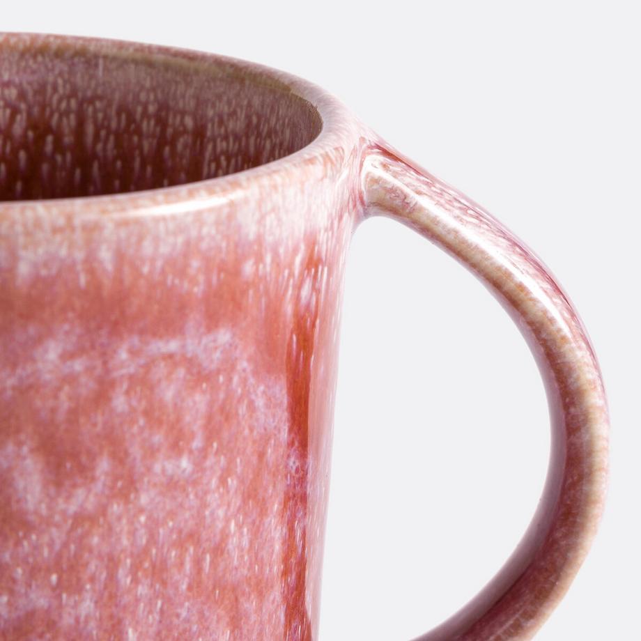 La Redoute Intérieurs Lot de 2 mugs en grès émail réactif  