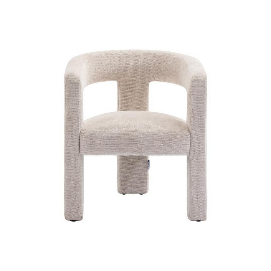 Vente-unique Sessel - Strukturstoff - Beige - FAVINA  