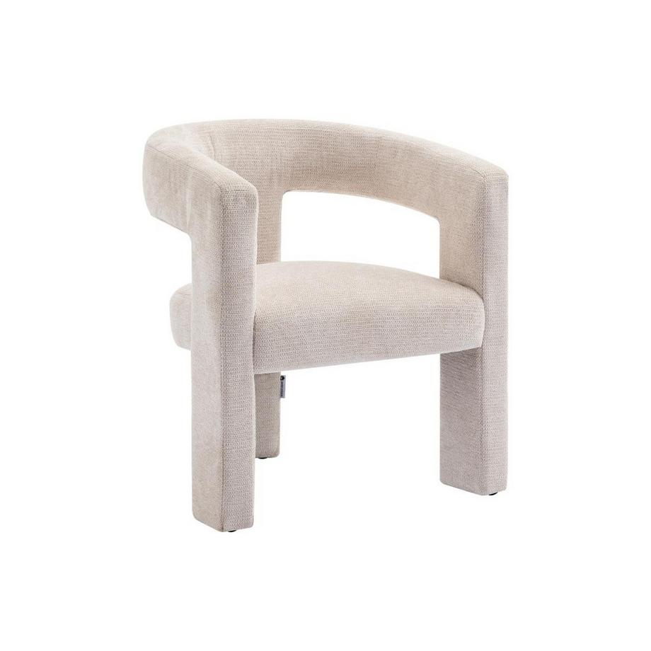 Sessel - Strukturstoff - Beige - FAVINA