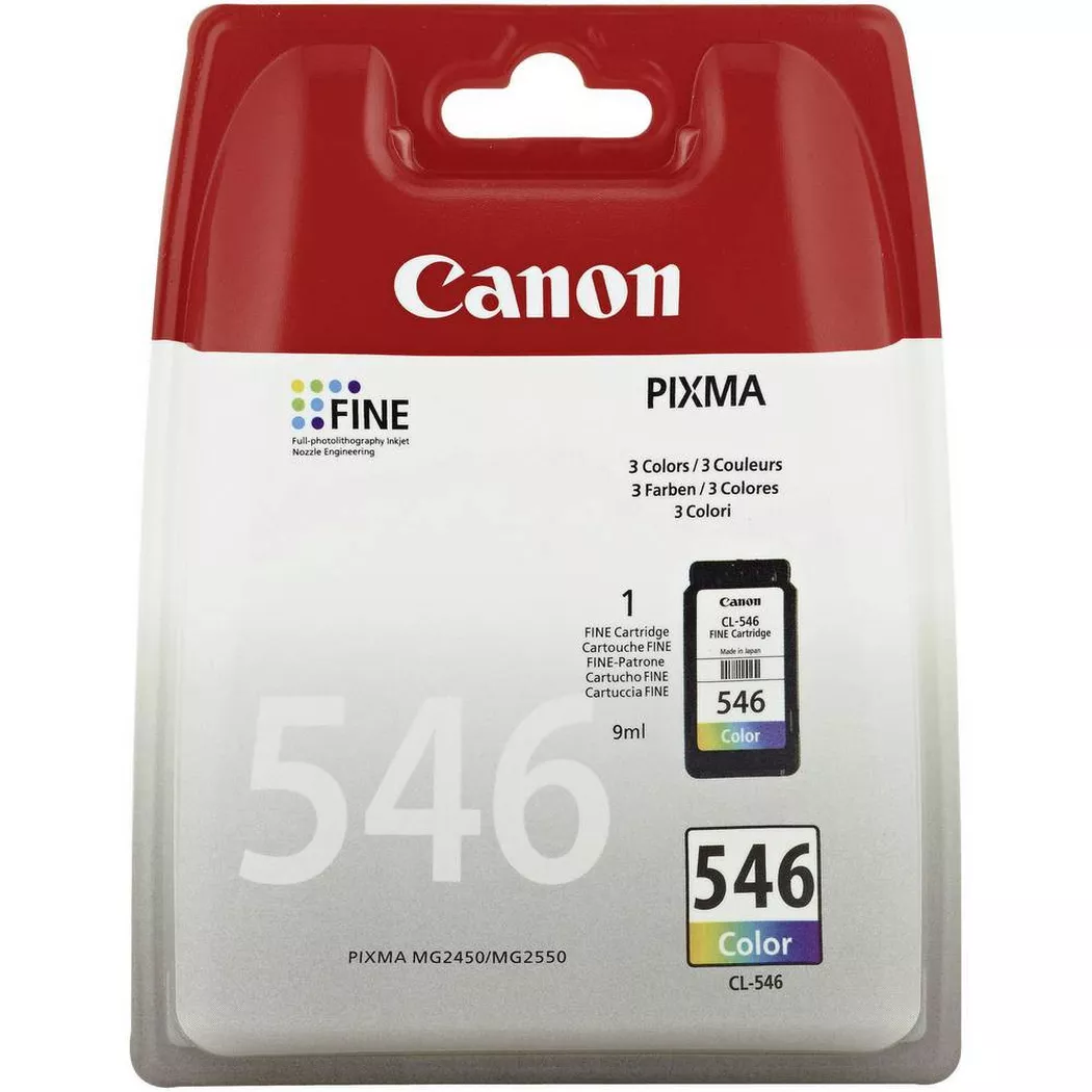 Canon – Tintenpatrone CL-546, Multicolor, One Size