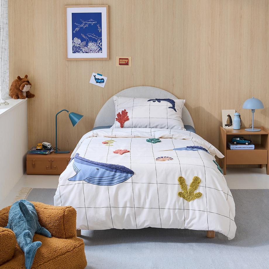 La Redoute Intérieurs Kinder Bettdeckenbezug 20% Recycelte Baumwolle  
