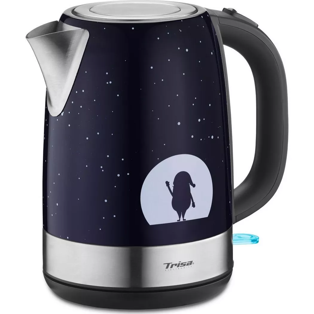 Trisa – Wasserkocher X-Mas Nights 1.7 l, Dunkelblau, Blau, 1.7L