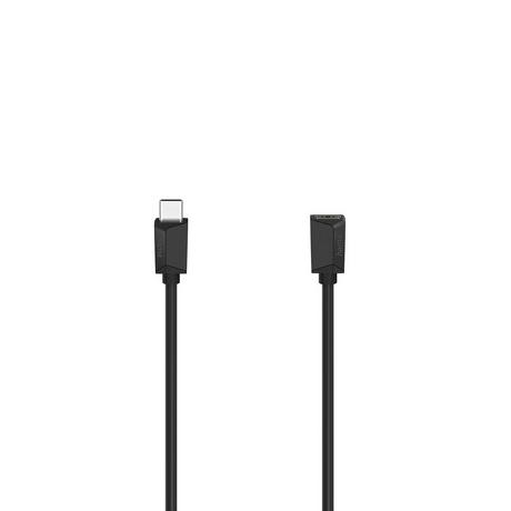 hama  HAMA Câble d'extension USB-C Noir 0,5 m 