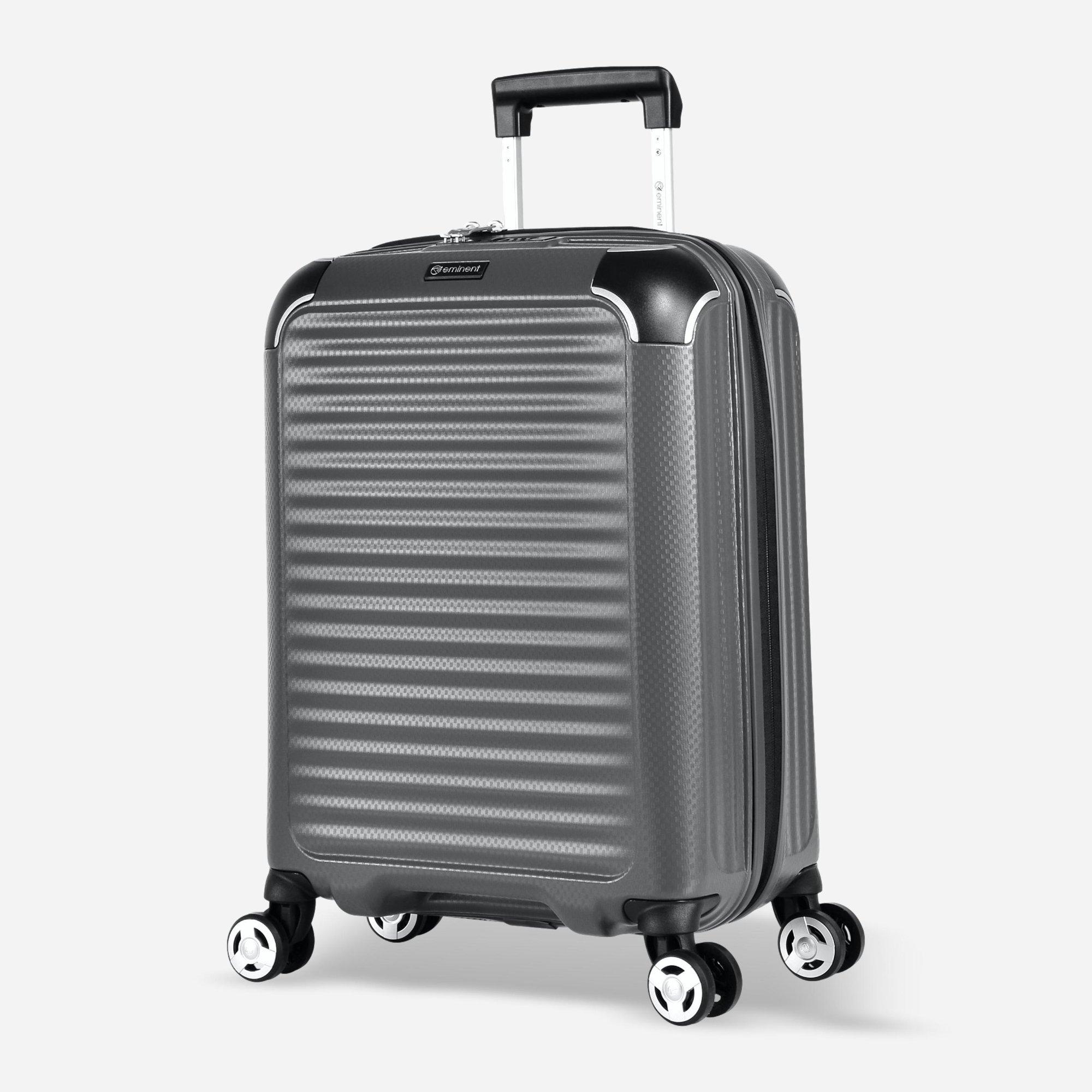 Image of Materia Handgepäck Koffer 4 Rollen Unisex Taubengrau 55 CM