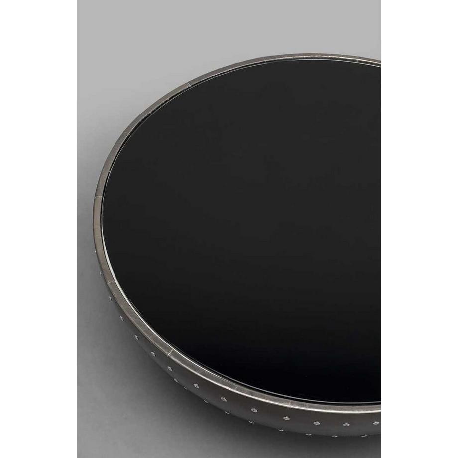 KARE Design Tavolino lounge nero grafite rotondo 83  
