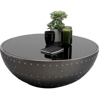 KARE Design Table basse lounge noir graphite ronde 83  