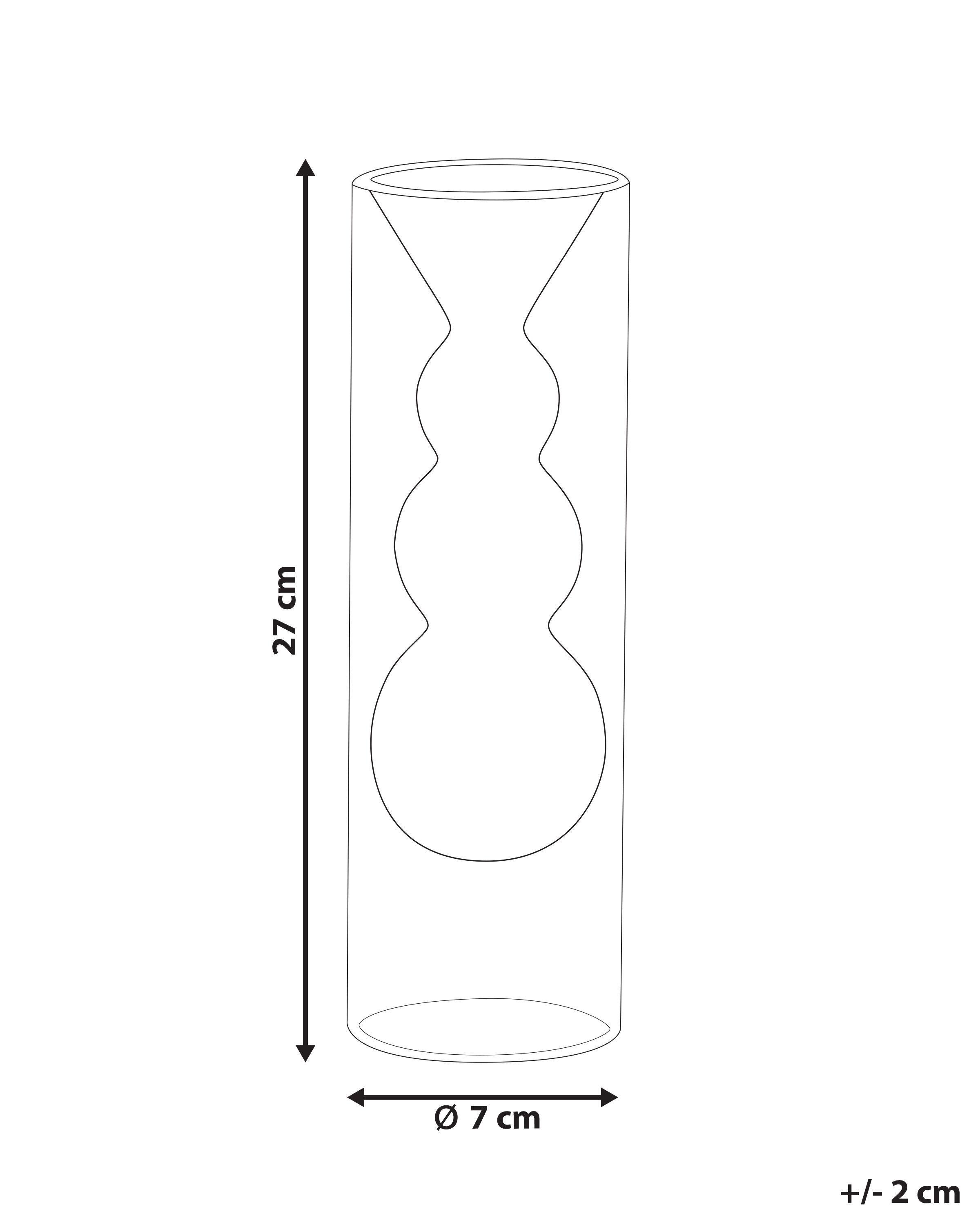 Beliani Dekoration aus Glas Modern KALOCHI  