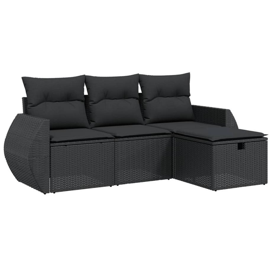 set divano da giardino Polirattan
