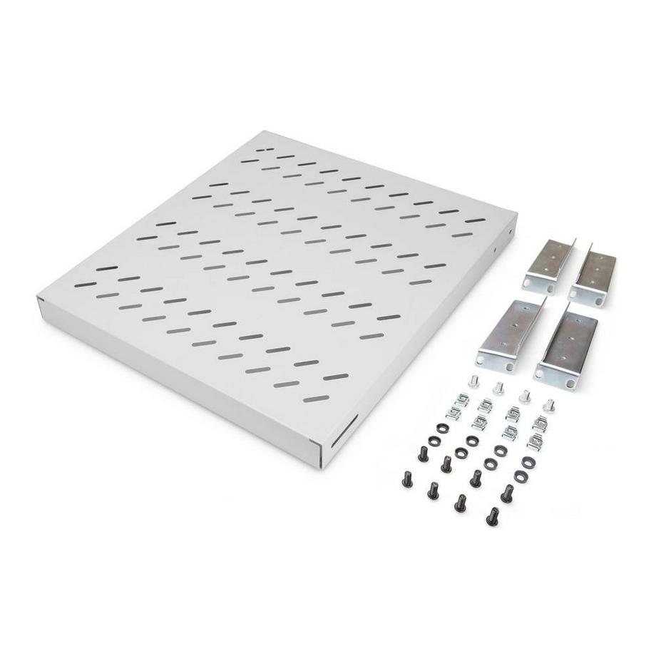 Digitus  Professional Fachboden für 19″-Schränke mit Tiefe, 1HE 