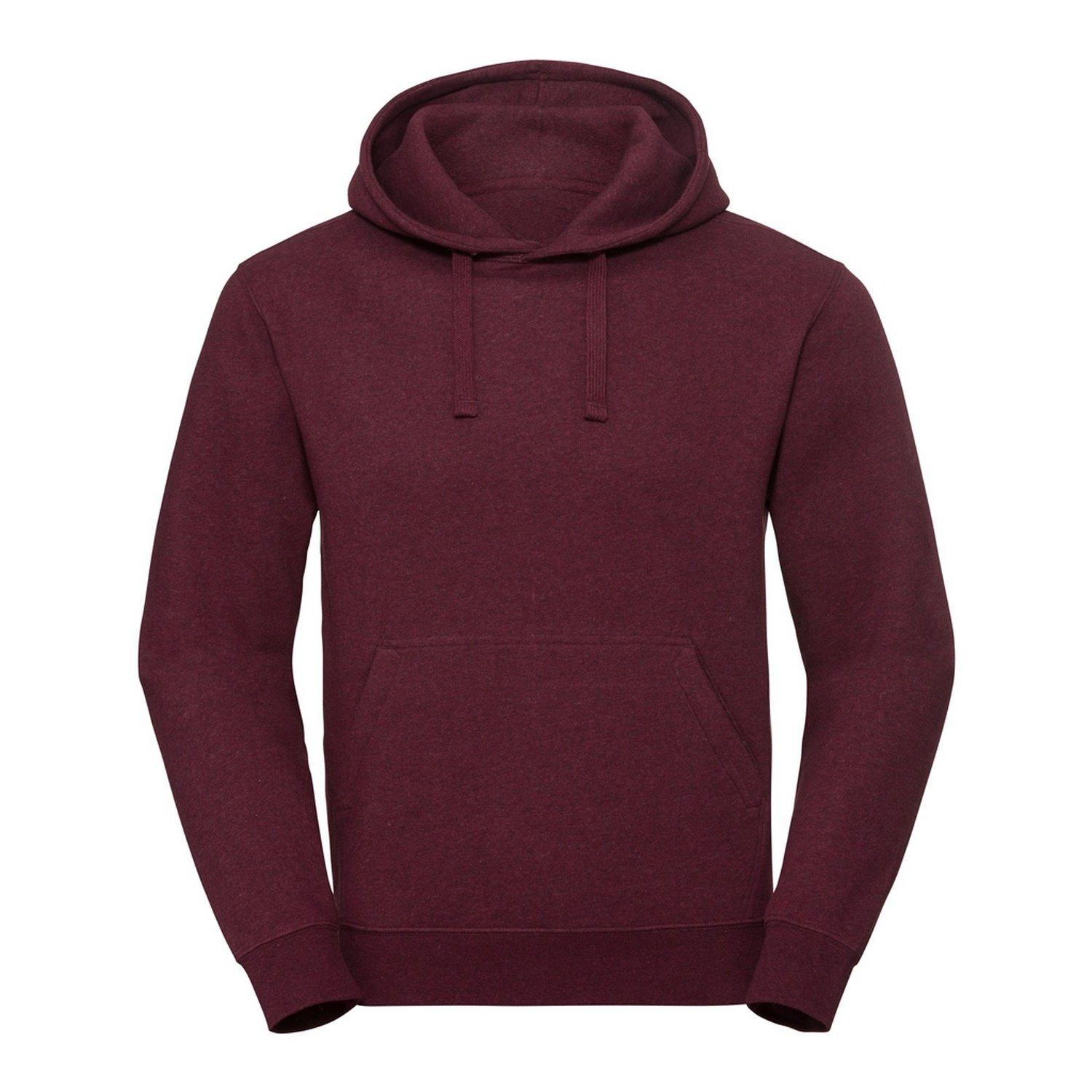 Image of Authentisches Melange Hoodie Herren Weinrot XS