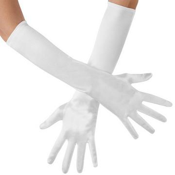 Gants longs en satin