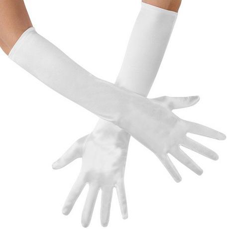 Tectake  Lunghi guanti di raso 