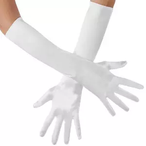 Lange Satin-Handschuhe