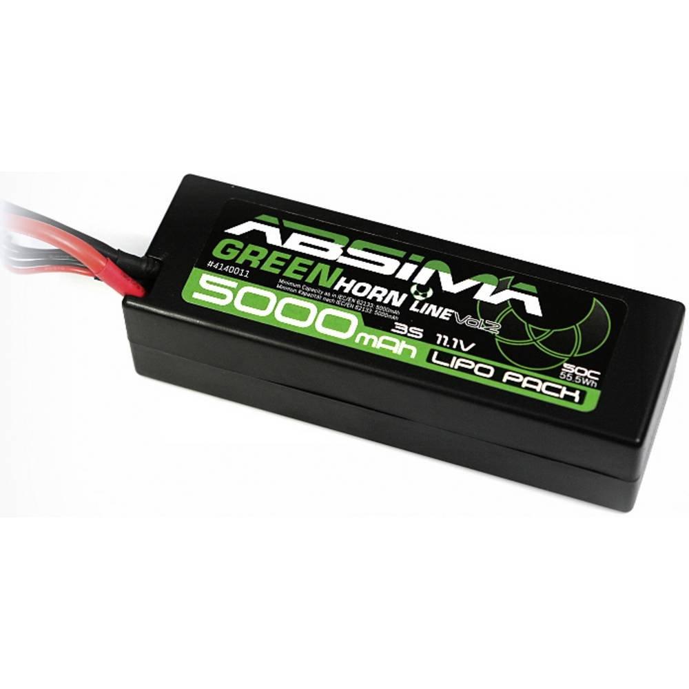 Absima  Batteria ricaricabile LiPo 11.1 V 5000 mAh Numero di celle: 3 50 C Box Hardcase Sistema a spina a T 