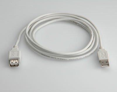 Value  USB 2.0 Cable, Type A, 1.8 m cavo USB 1,8 m USB A Bianco 