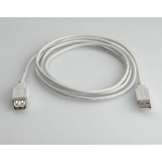 Value  USB 2.0 Cable, Type A, 1.8 m cavo USB 1,8 m USB A Bianco 