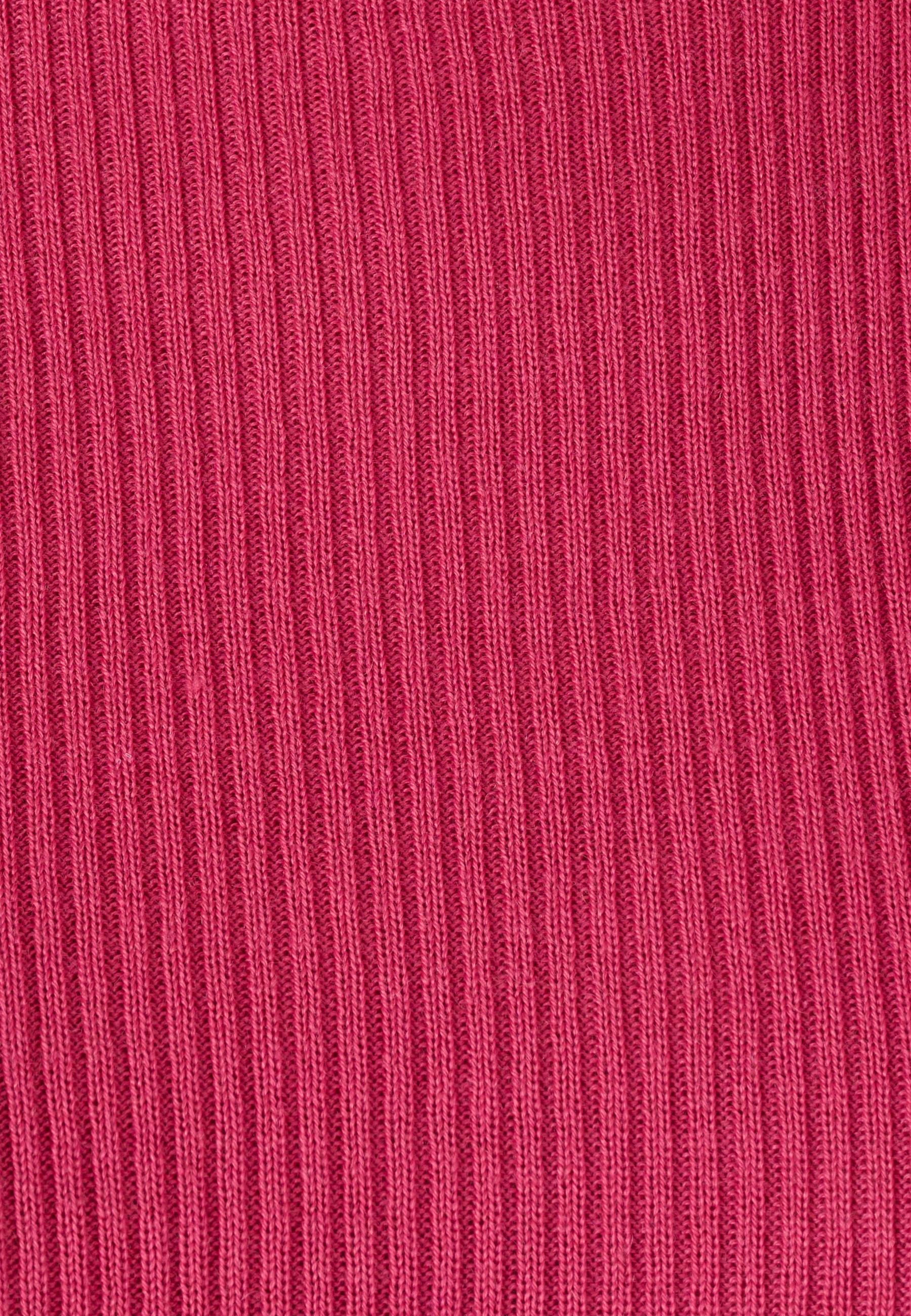 Damart  Rippenpullover mit Stehkragen aus 50 % Merinowolle 