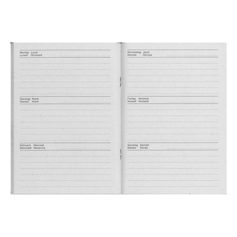 INGOLD-BIWA INGOLD-BIWA Aufgabenheft UWS 12,5x17,6cm 02.1644.124 grau, 80g 1 Jahr  