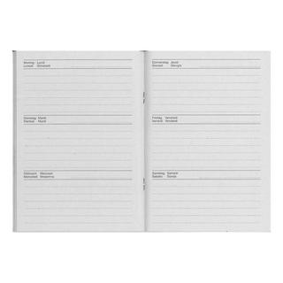 INGOLD-BIWA INGOLD-BIWA Aufgabenheft UWS 12,5x17,6cm 02.1644.124 grau, 80g 1 Jahr  