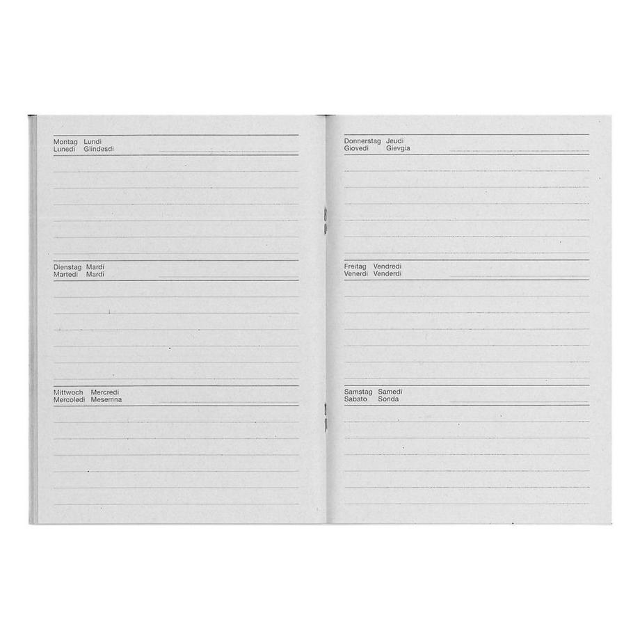 INGOLD-BIWA INGOLD-BIWA Aufgabenheft UWS 12,5x17,6cm 02.1644.124 grau, 80g 1 Jahr  