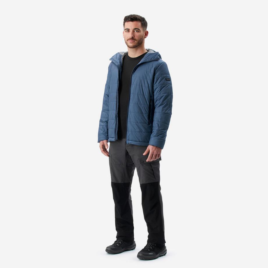 FORCLAZ MT100 Giacca Imbottita con Cappuccio Trekking Montagna  