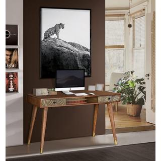 mutoni Schreibtisch Savana Mango Bronze 130x50  