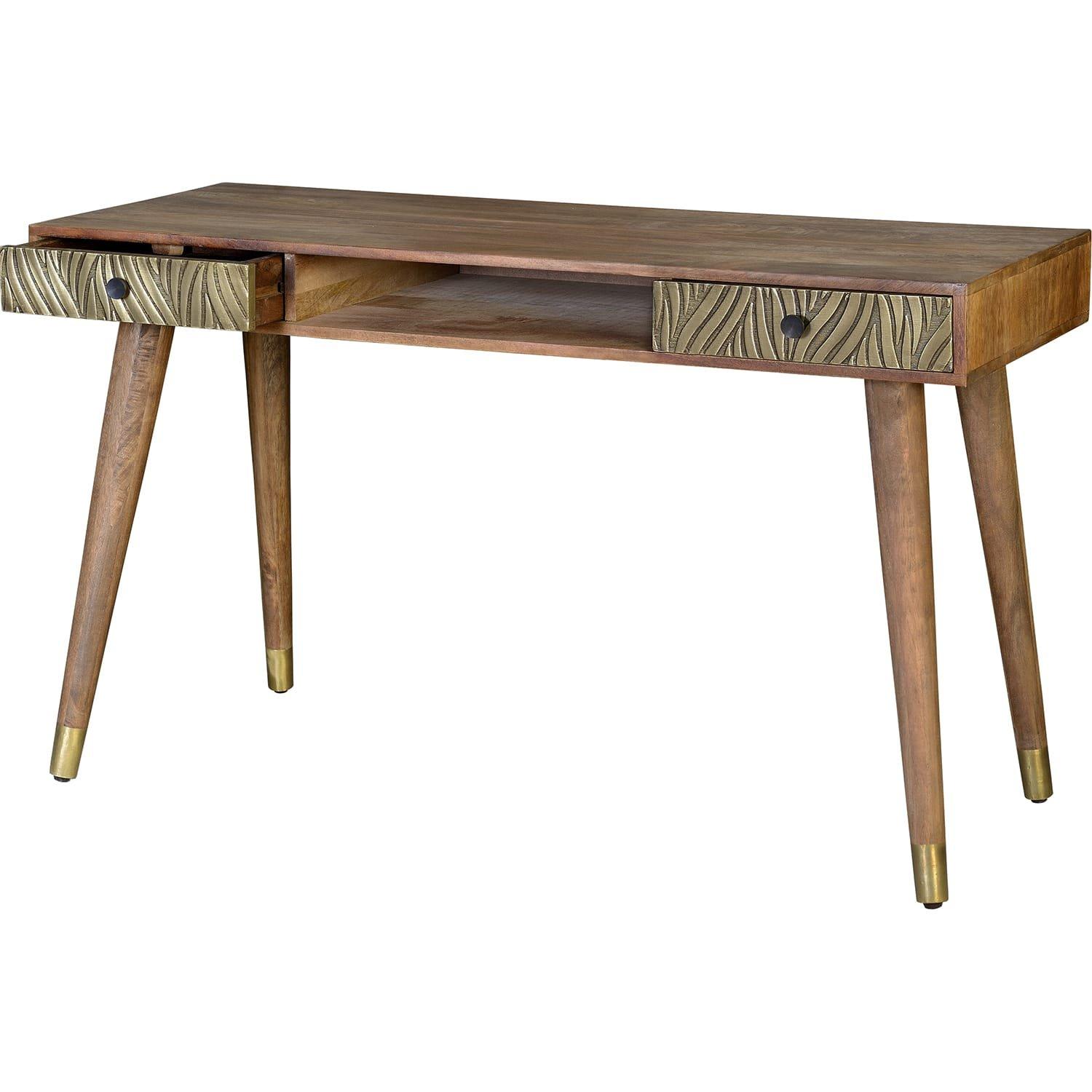 mutoni Schreibtisch Savana Mango Bronze 130x50  