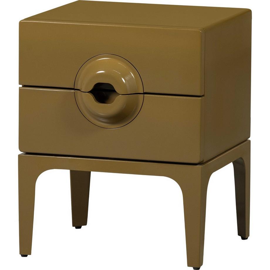 mutoni Nachttisch Merge Eukalyptus honiggelb  