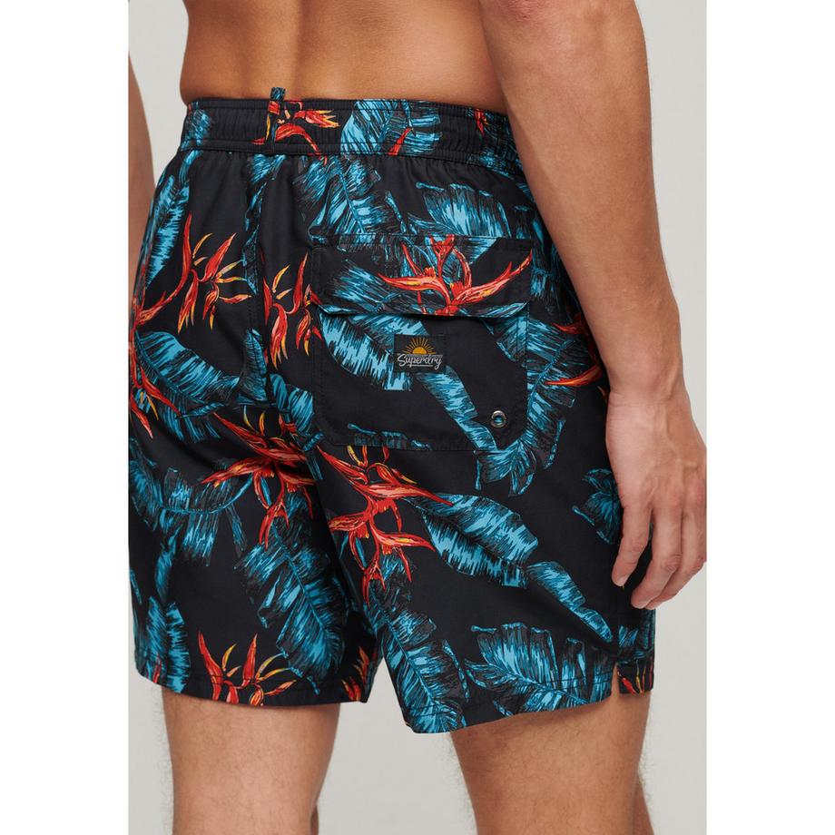 Short de bain imprimé hawaïen