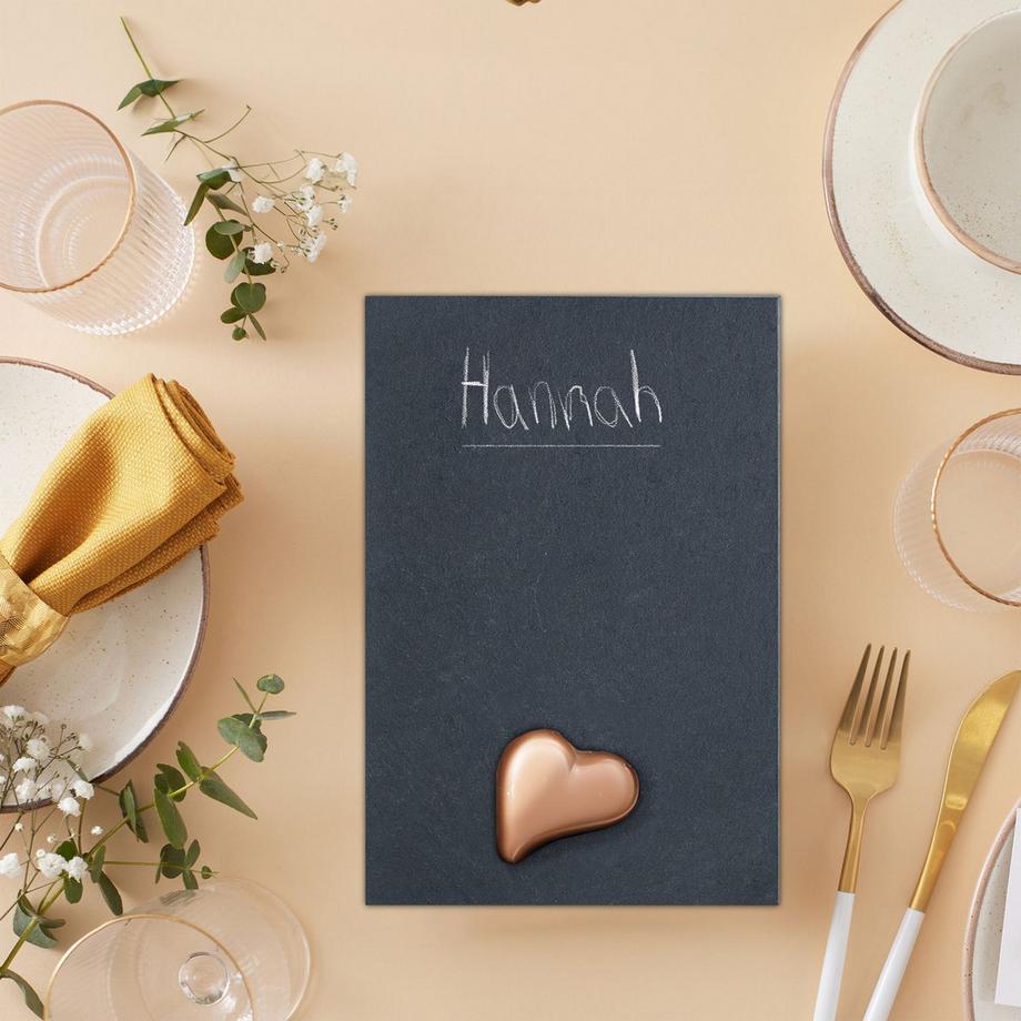 B2X  Rechteckige Schieferplatten 6er Set 