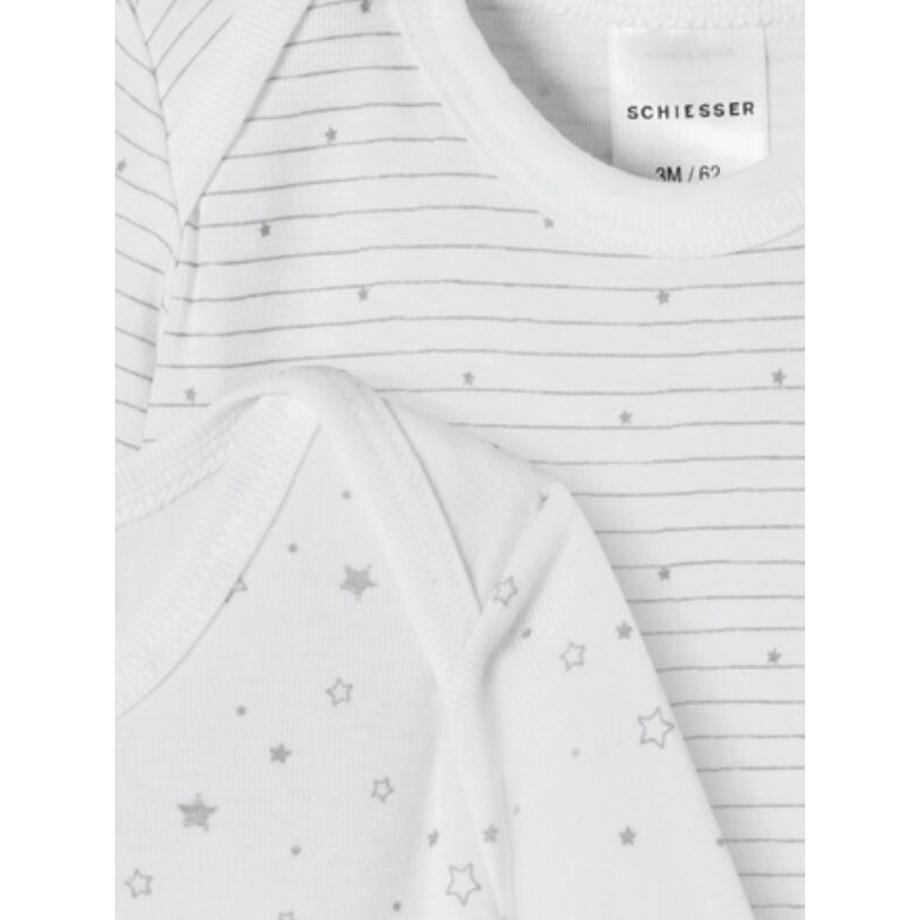 Schiesser  Langarm-Babybodies 