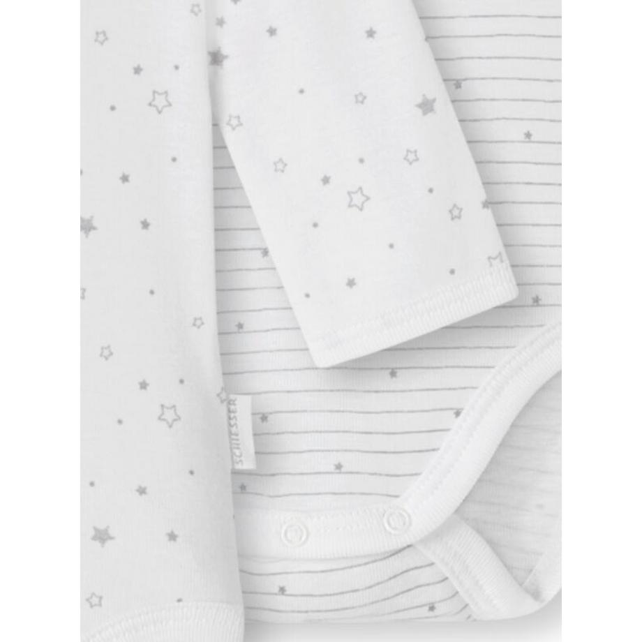 Schiesser  Langarm-Babybodies 