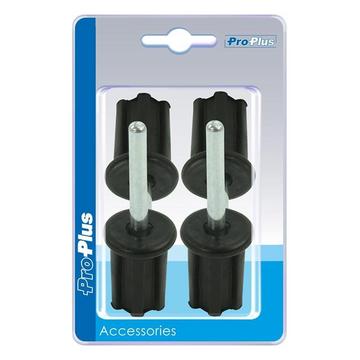 Attacco palo tenda 22mm 4 pezzi in blister